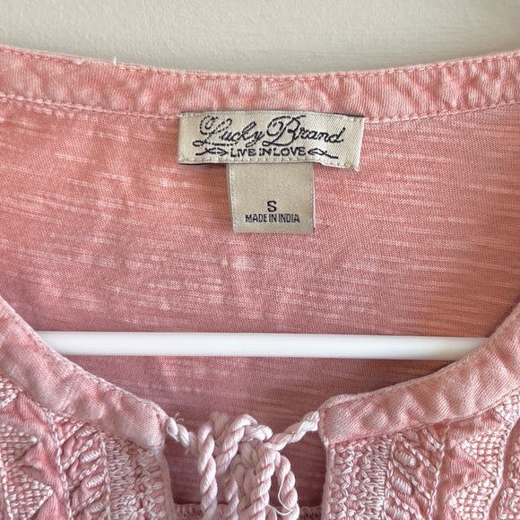 Lucky Brand Embroidered Tassel Tank - Picture 3 of 4